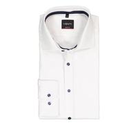 VENTI Hemd Herren Slim Fit Langarm Baumwoll-Stretch weiß, 44