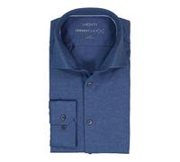 VENTI Hemd Herren Slim Fit Langarm Jersey blau, 39