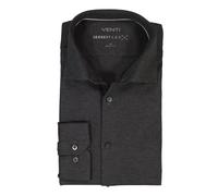 VENTI Hemd Herren Slim Fit Langarm Jersey grau, 43