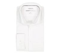 VENTI Hemd Herren Slim Fit Langarm Jersey weiß, 42