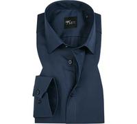 Venti Hemd Herren Slim Fit Kent Langarm Blau Größe 45