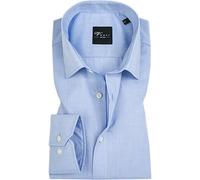 Venti Hemd Herren Slim Fit Langarm Kent blau, 48