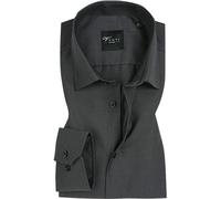 Venti Hemd Herren Slim Fit Langarm Kent grau, 45