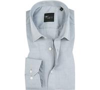 Venti Hemd Herren Slim Fit Langarm Kent grau, 48