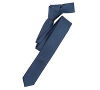 Venti Super Slim Krawatte blau, Gemustert