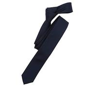 Krawatte VENTI "VENTI Krawatte uni", Herren, blau (graues dunkelblau), 70% Polyester, 30% Seide, Krawatten (66597758-0) graues dunkelblau