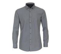 Venti Hyperflex Body Fit Hemd blau, Bedruckt