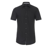 Venti Hyperflex Body Fit Hemd Kurzarm schwarz