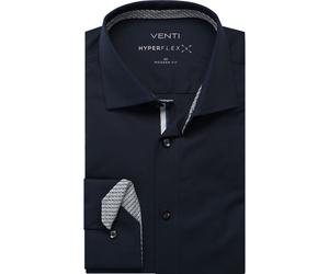 Venti Hyperflex Modern Fit Hemd blau, Faux-uni