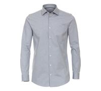 Venti Jerseyflex Body Fit Jerseyhemd blau, Faux-uni