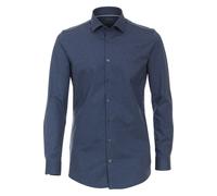 Venti Jerseyflex Body Fit Jerseyhemd blau, Faux-uni