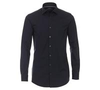 Venti Jerseyflex Body Fit Jerseyhemd blau, Faux-uni