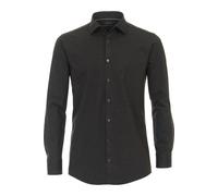 Venti Jerseyflex Modern Fit Jerseyhemd anthrazit, Einfarbig