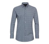 Venti Jerseyflex Modern Fit Jerseyhemd blau, Bedruckt