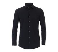 Venti Jerseyflex Modern Fit Jerseyhemd blau, Faux-uni