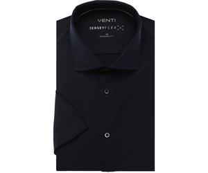 Venti Jerseyflex Modern Fit Jerseyhemd blau, Faux-uni