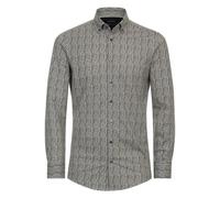 Venti Jerseyflex Modern Fit Jerseyhemd braun, Bedruckt