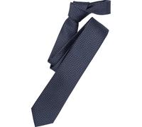 Krawatte VENTI "VENTI Krawatte gemustert", Herren, blau (dunkles mittelblau), 100% Seide, Krawatten (47566932-0) dunkles mittelblau