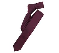 Venti Krawatte gemustert aus Seide und Polyester rot