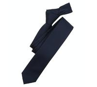 VENTI Krawatte aus Seide und Polyester 6 cm breit nachtblau