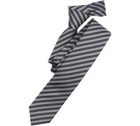 Venti Krawatte silber, Gestreift