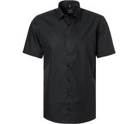 Venti Kurzarmhemd Herren Slim Fit Kurzarm Baumwolle Schwarz, 41