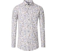Venti Modern Fit Hemd beige, Bedruckt