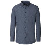 Venti Modern Fit Hemd blau, Bedruckt