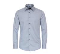 Venti Modern Fit Hemd blau, Faux-uni