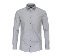 Venti Modern Fit Hemd blau, Faux-uni