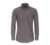 Venti Modern Fit Hemd braun, Kariert