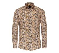 Venti Modern Fit Hemd extra langer Arm beige