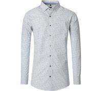 Venti Modern Fit Hemd grün, Bedruckt