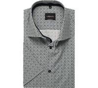 Businesshemd VENTI "VENTI Businesshemd Kurzarm Print", Herren, Gr. 41, Normalgrößen, grün, 100% Baumwolle, bedruckt, schmal, Hemden (11259219-41) grün