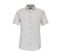 Venti Modern Fit Hemd Kurzarm silber