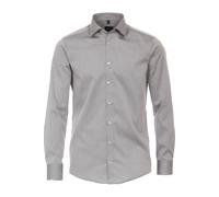 Venti Modern Fit Hemd silber, Einfarbig