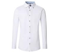 Venti Modern Fit Hemd weiss, Faux-uni