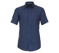 Venti - Modern Fit - Herren Kurzarm Business Hemd (634079600), Größe:41, Farbe:Blau (101)