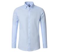 Venti - Modern Fit - Herren Langarm Business Hemd (144321500), Größe:38, Farbe:Blau (100)