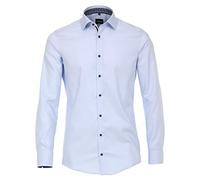 Venti - Modern Fit - Herren Langarm Hemd (103522000), Größe:38, Farbe:Blau (100)