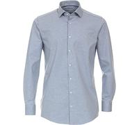 Venti Jerseyflex Modern Fit Jerseyhemd hellblau, Einfarbig