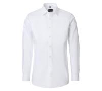 Venti Hemd Popeline Uni 001420 Businesshemd Body Fit Weiß Größe 38