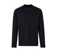 Venti Regular Fit Longsleeve schwarz, Einfarbig