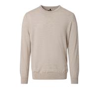 Strickpullover VENTI "VENTI Pullover uni", Herren, Gr. 3XL, beige, 100% Wolle, Pullover (61672724-XXXL) beige