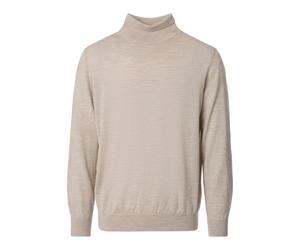 Venti Regular Fit Rollkragenpullover beige, Einfarbig