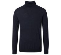 Venti Rollkragenpullover Regular Fit 100% Merino Wolle Herren Dunkelblau Gr. L