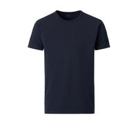 Venti Regular Fit T-Shirt Rundhals Doppelpack blau, Einfarbig