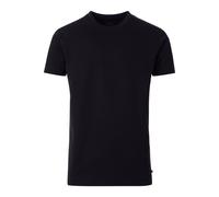 Venti Regular Fit T-Shirt Rundhals schwarz, Einfarbig