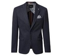 Sakko VENTI "VENTI Sakko uni", Herren, Gr. 52, blau (dunkelblau), 55% Baumwolle, 45% Polyester, Sakkos (77835704-52) dunkelblau