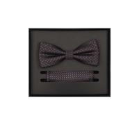 Fliege VENTI "VENTI Set aus und Einstecktuch gemustert" braun Herren Fliegen (52699621-0) braun